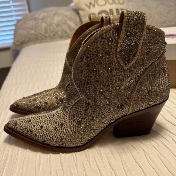 Jessica Simpson Rhinestone Boots - Picture 2 of 2